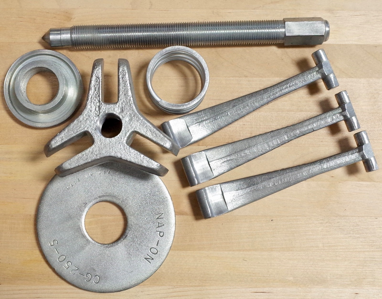 SNAP ON GC-250/253 3 Jaw GEAR Bearing PULLER • USA Made • NICE! vtg