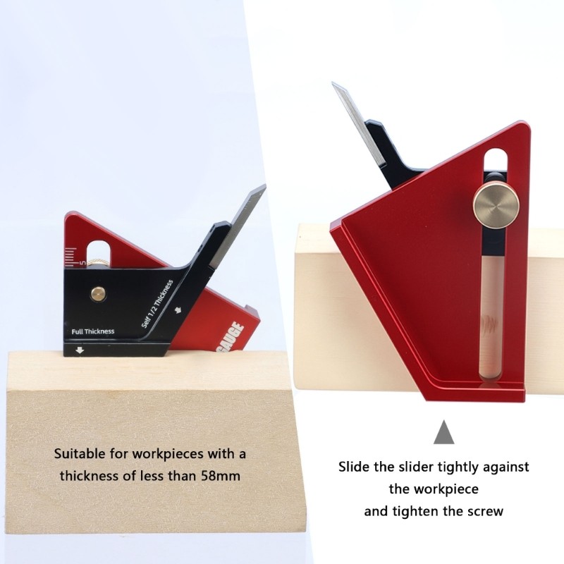 Midline Guide Depth Gauge 0-58mm Ranges For Professional Carpentry And Sawing