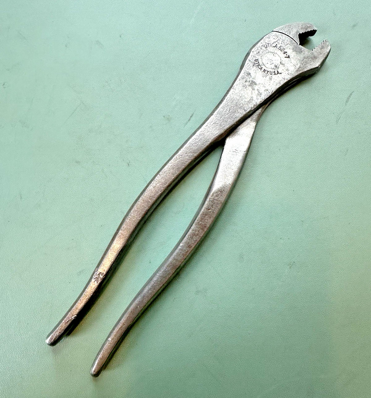 Vintage Utica Tools 524-7 Battery Terminal Pliers Made in USA