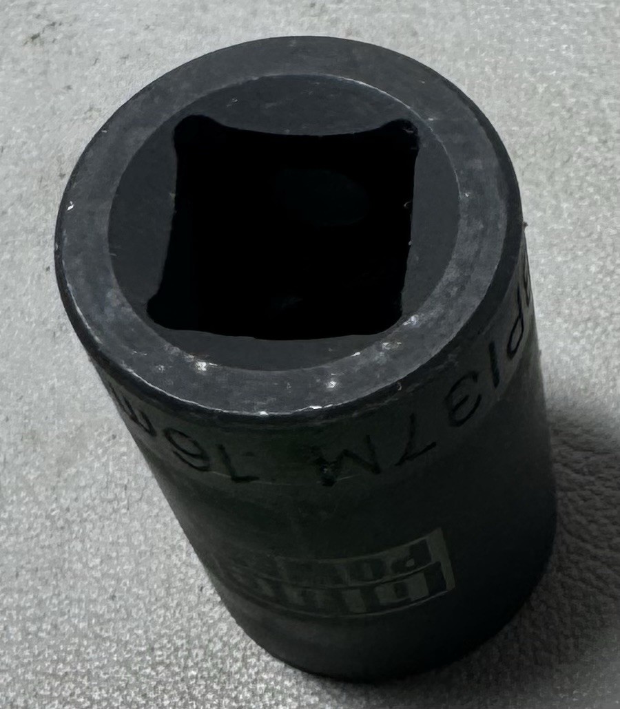 Blue Power by Cornwell CBP137M 16MM 1/2”drive 6 point impact socket