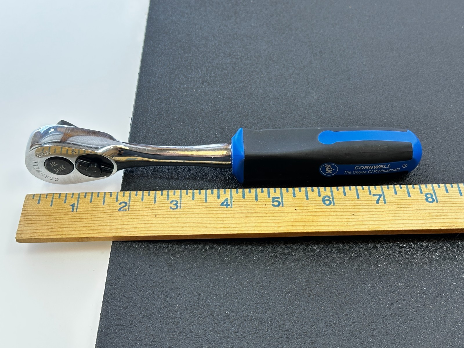 NEW Cornwell Tools USA (NOS) JR30H 3/8″ Drive CLASSIC Square Soft Grip Ratchet