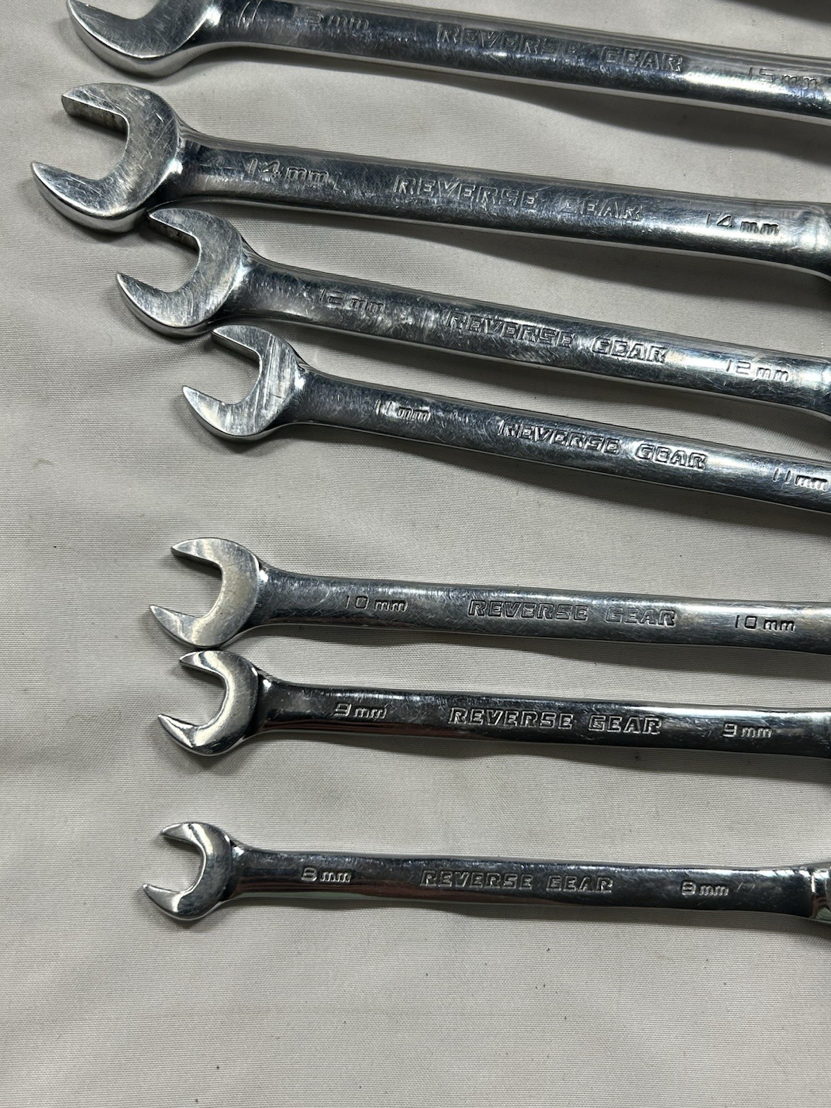 Blackhawk by Proto BW-1408 11pcMetric reversible ratcheting combination wrenches