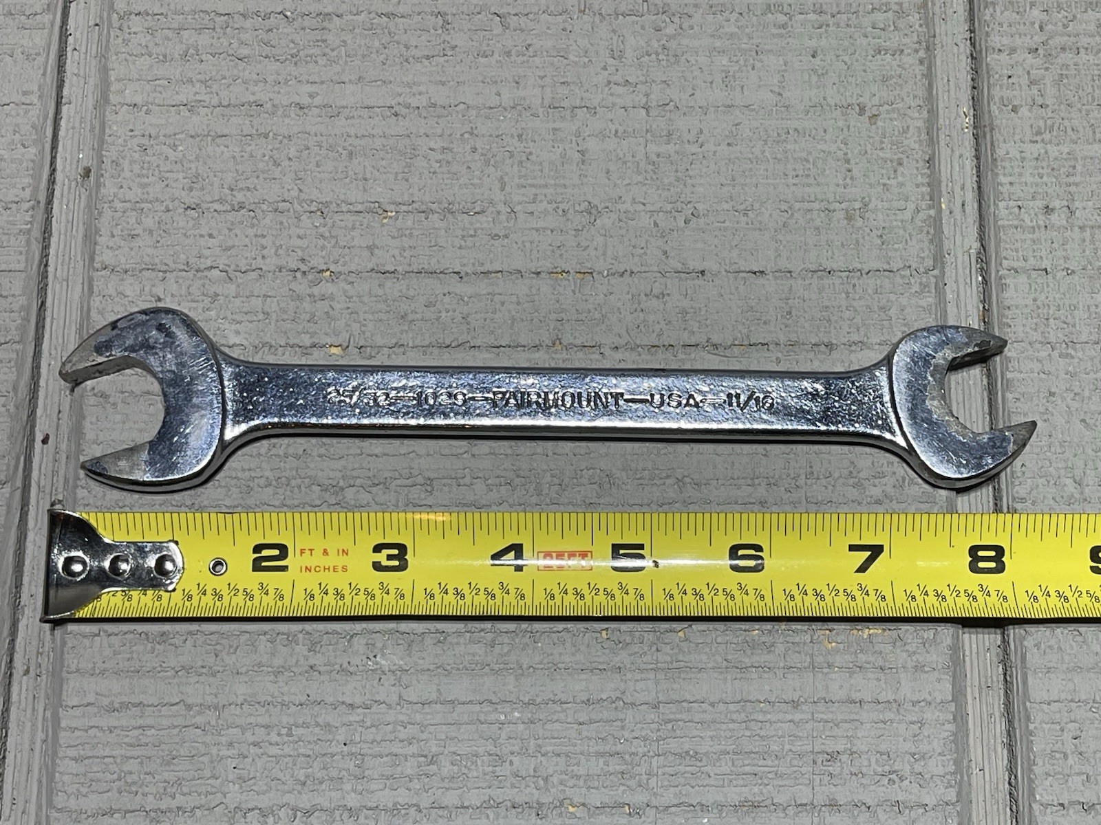 Fairmount Tools USA 1029 SAAE 25/32″ x 11/16″ Open End Wrench, Nice!
