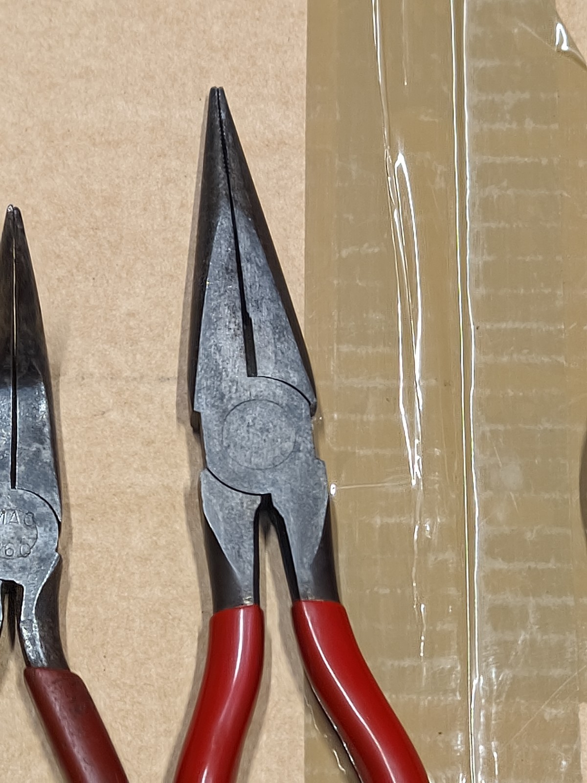 Lot of 4 MAC Tools USA Pliers Needle Nose Side Cutters M437G M526G M317G