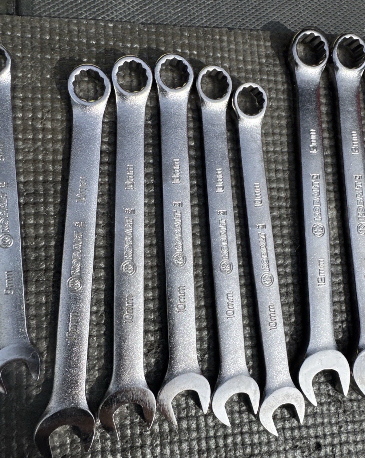 230p Kobalt Tools USA Wrench Socket Lot Common Sizes! 10mm 12mm 13mm Metric Sae