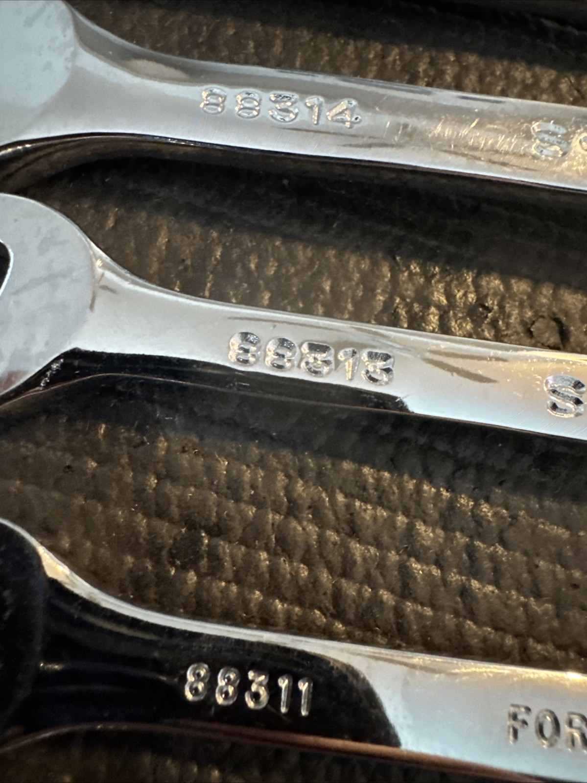 SK Tools USA S-K 5pc Full Polish Metric Combination Wrench Set 17/14/13/11/9mm