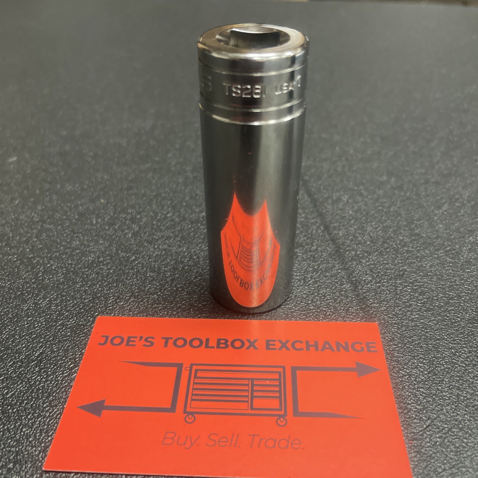 Snap-on Tools USA NEW 1/2″ Drive 13/16″ SAE Deep 6 Point Chrome Socket TS261