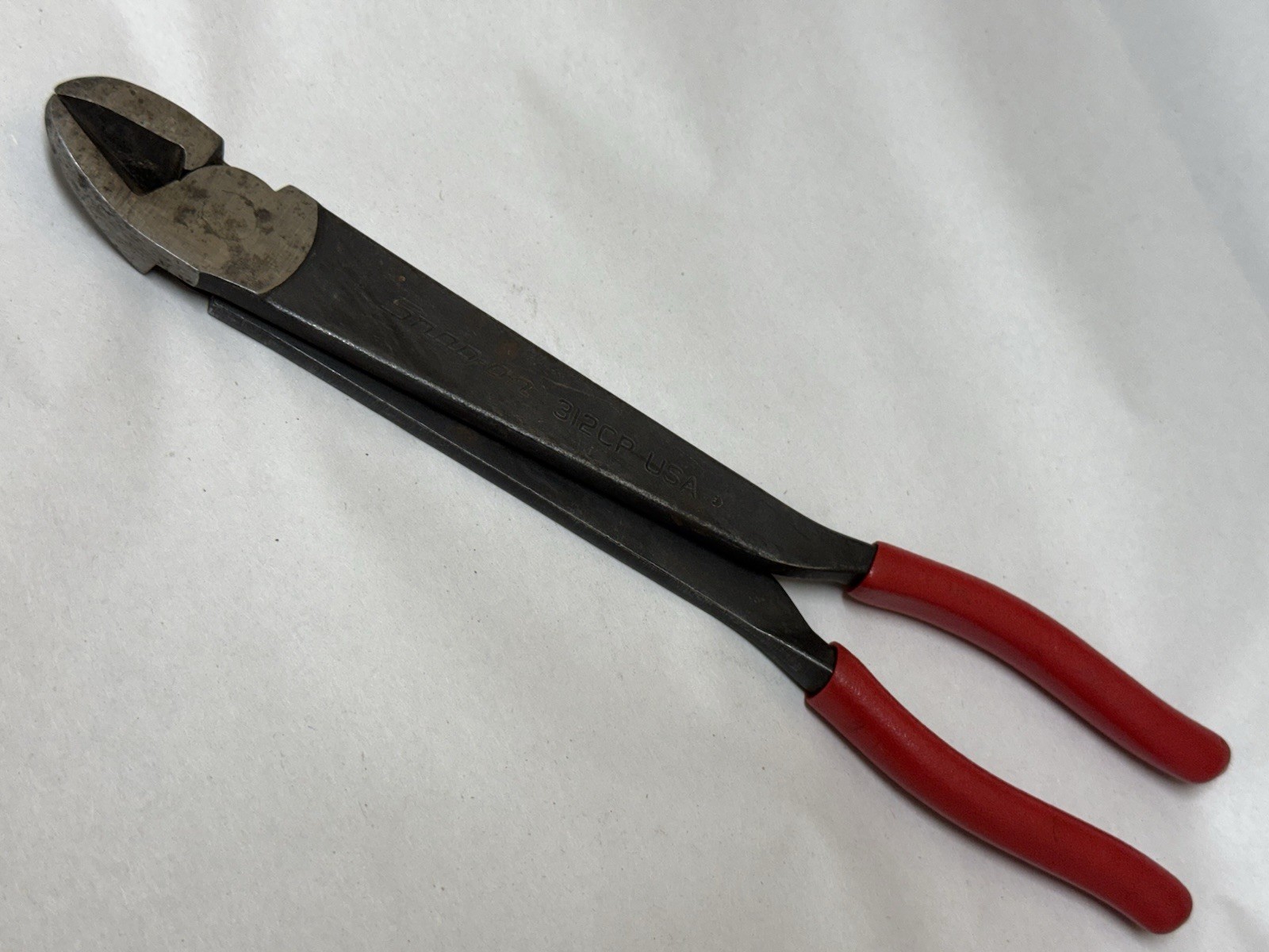 USA Snap-On Long Reach Angle Diagonal Cutting Pliers 312CP Dikes Cutter 11″
