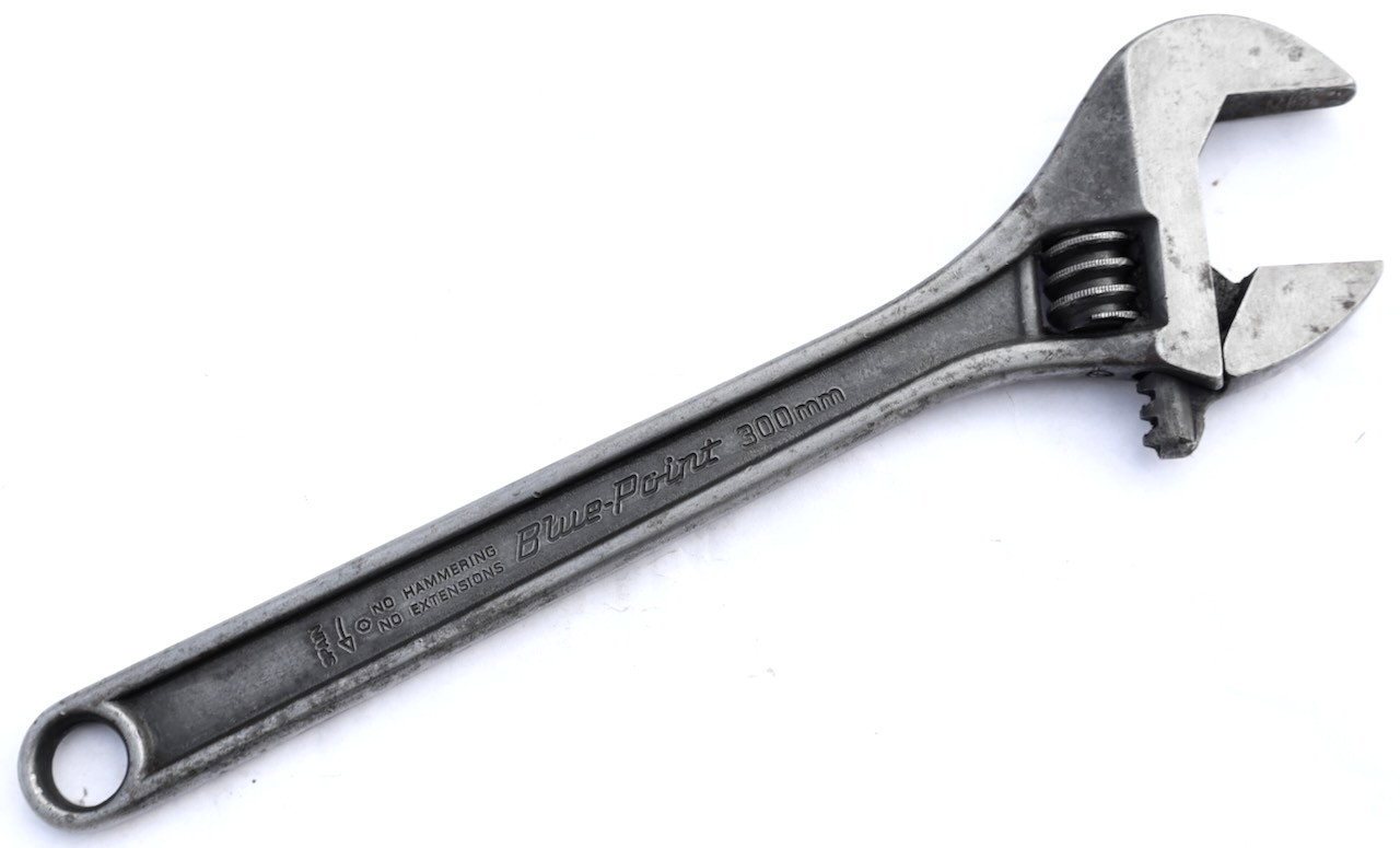 12″ Blue Point (Spain) GAJ12 Crescent Style Adjustable Wrench / 300 mm / MTT