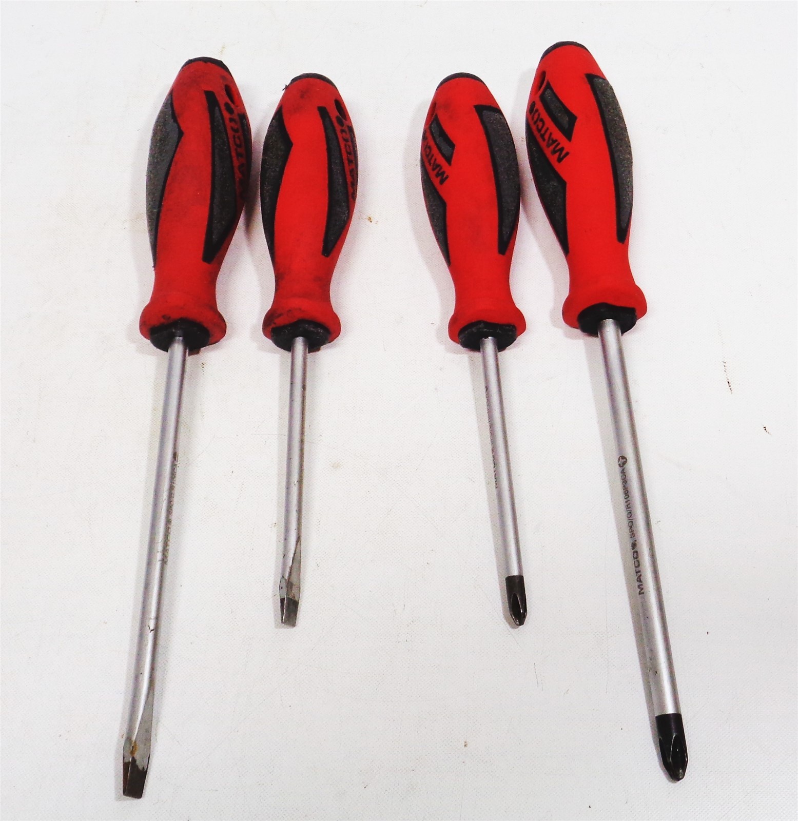 Matco Tools 4pc Screwdriver Set SPR106CA, SPR54CA, SPR106P3CA, SPR84P2CA