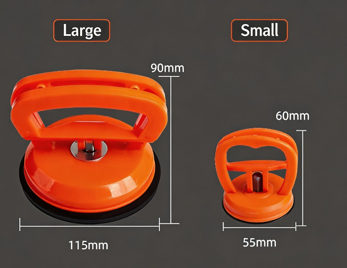 3PCS Dent Puller Suction Cup Set, ABS, for Car Body Dents