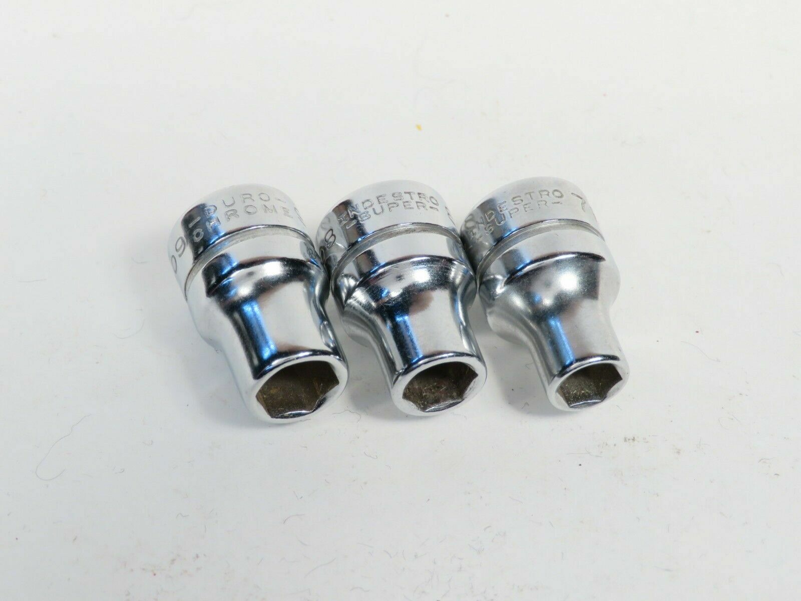 3/8″ Drive 3 Piece 6 Point Metric Socket Set (7-9mm) Indestro Brand 46007-46009K