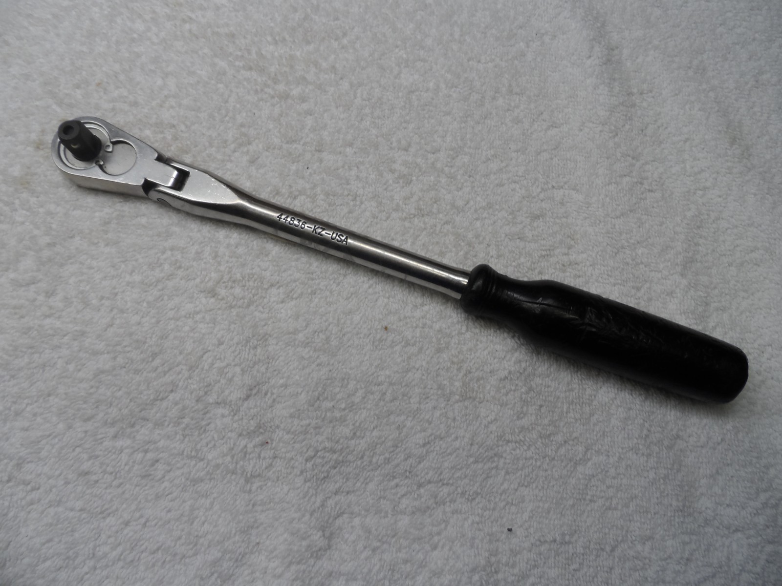 Craftsman 3/8 Drive Ergo Full Polish Flex Head Ratchet USA KZ PN 44836 (refurb)