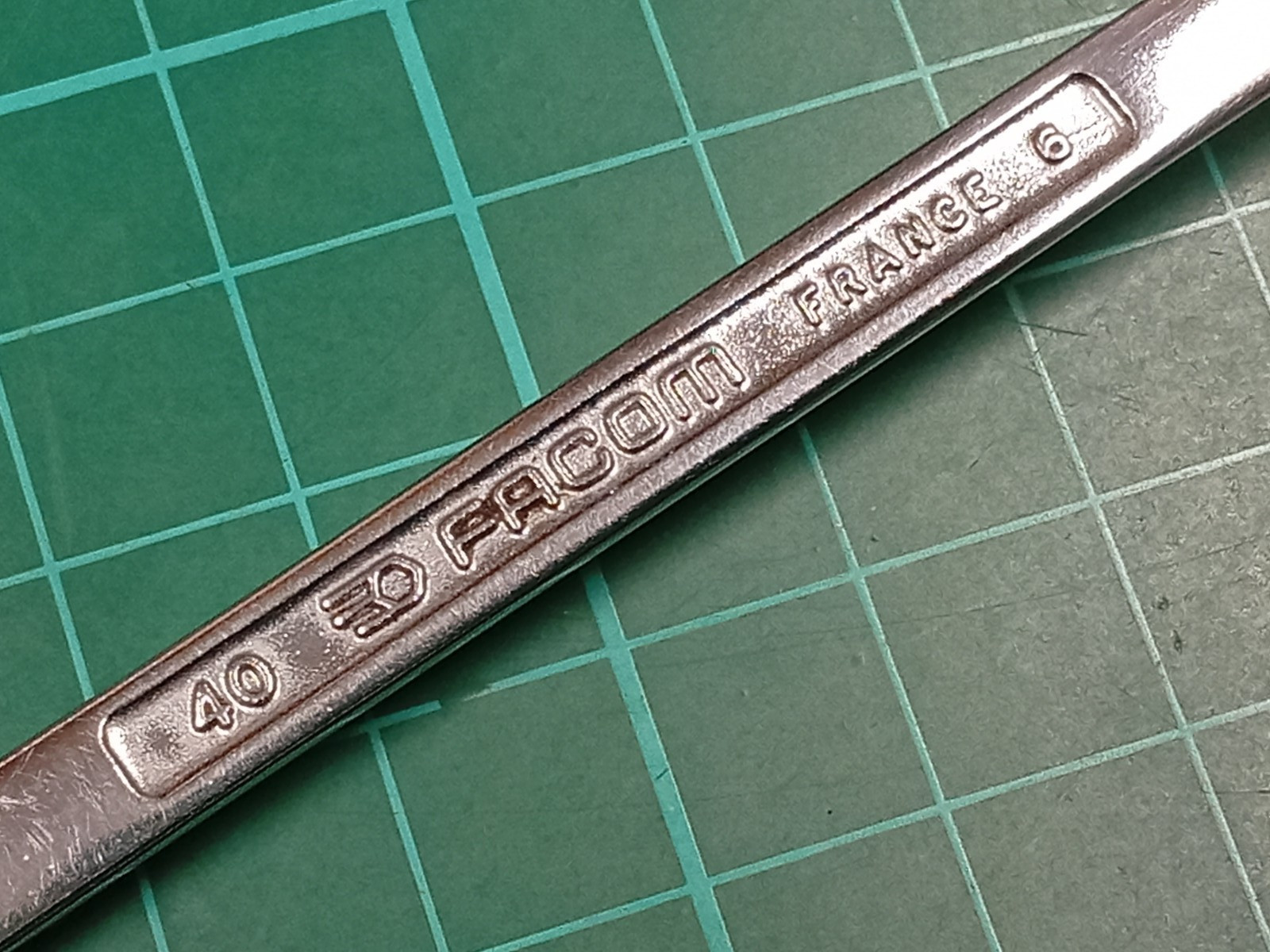 Facom No40, 1/4″ AF, OGV Combination Spanner, Made In France