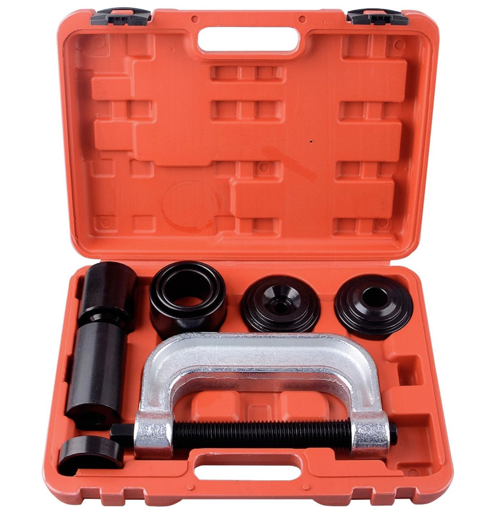 Heavy Duty 4 in 1 Ball Joint Press & U Joint Removal Tool Kit with 4×4 Adapters