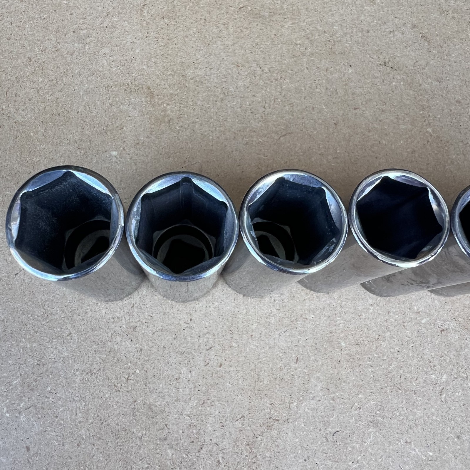 Craftsman 3/8″ Drive 11 Pc Metric Deep Socket Set 9mm-19mm 6 Pt -G2- USA NOS