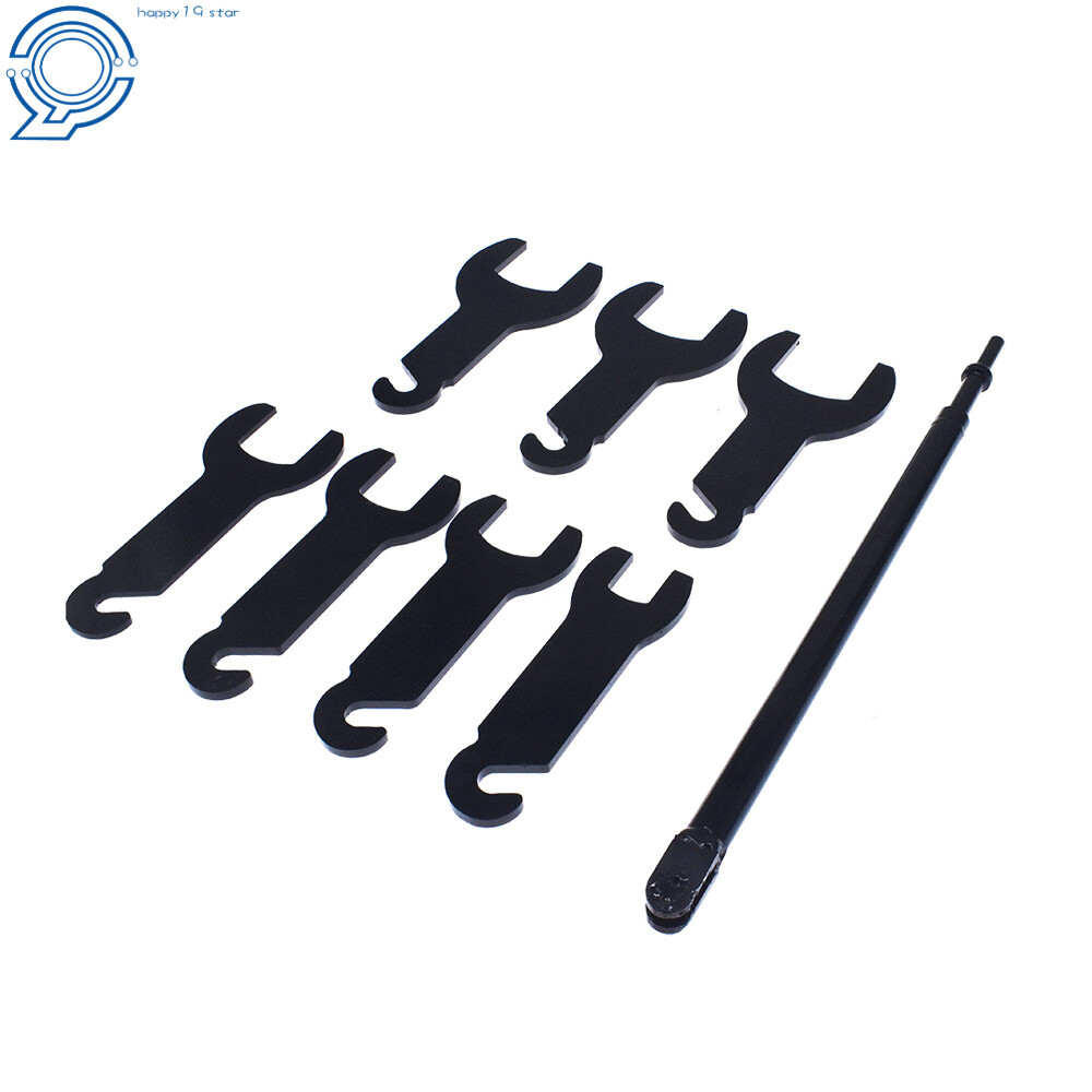 Pneumatic Fan Clutch Wrench Set Removal Tool Kit for Ford/GM/Chrysler/Jeep 43300