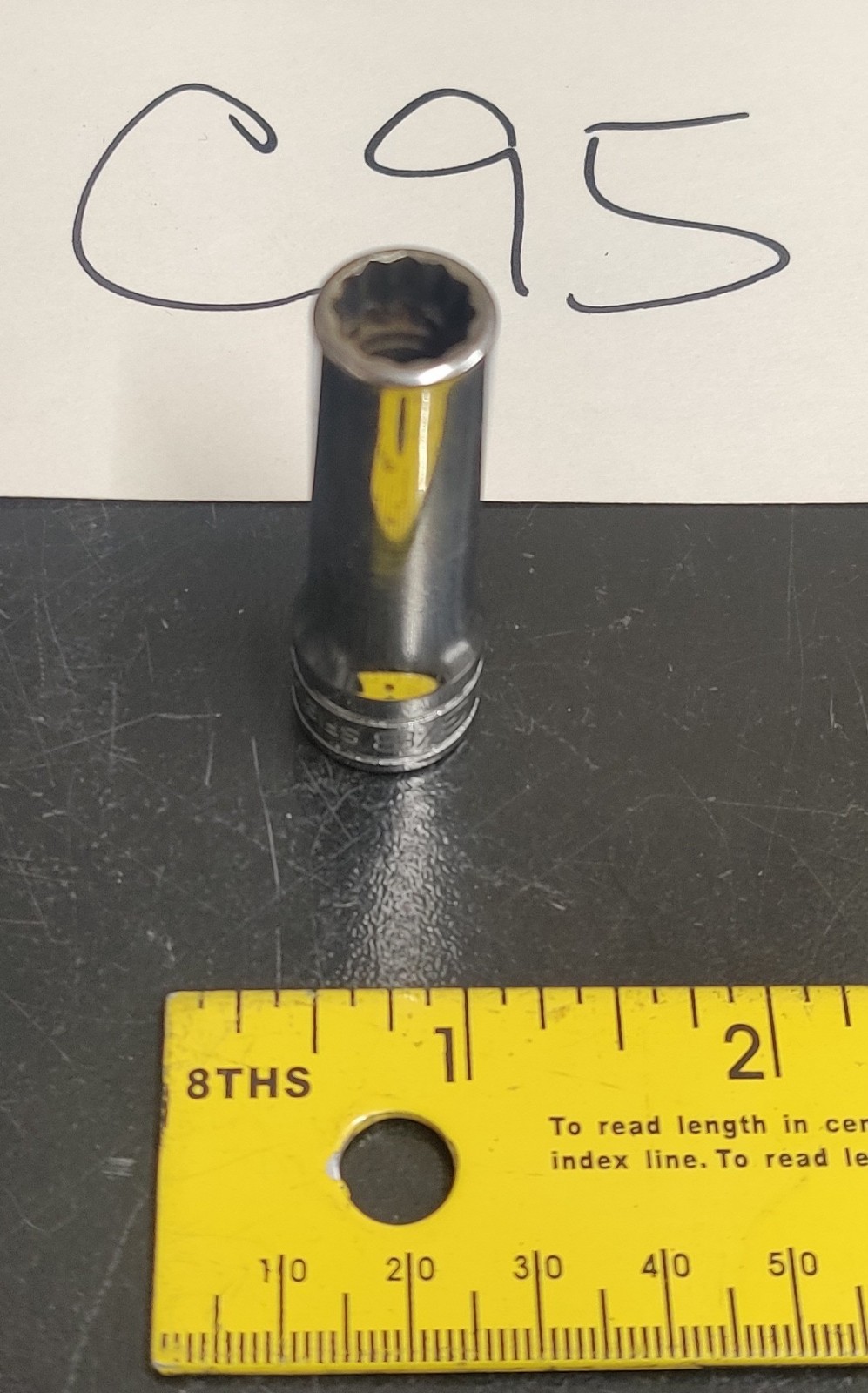 SNAP-ON TOOLS SF121 3/8″ 12 Point Deep 3/8″ Drive Chrome Socket – FREE SHIPPING