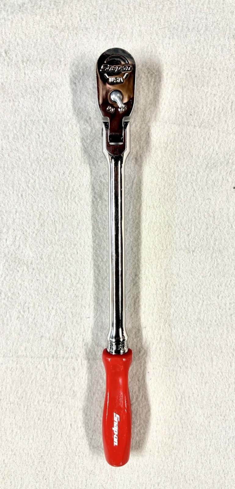 Snap-on FHLFD80AR 3/8 Flex Head Ratchet Classic Red Hard Handle Dual 80 USA Mint
