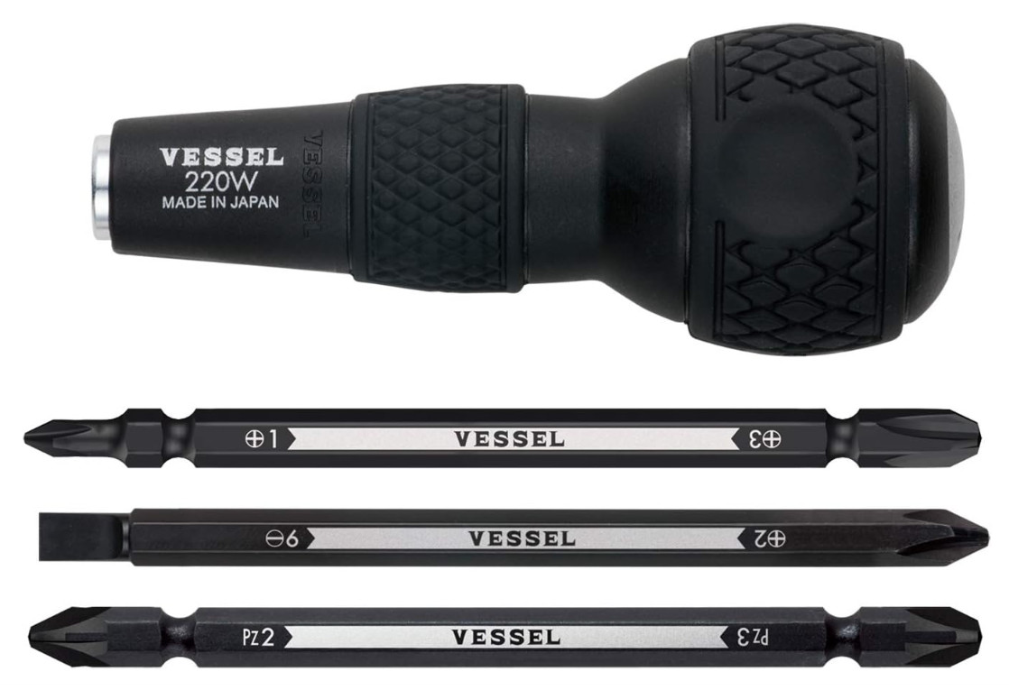 Ball Grip Screwdriver Set Interchangeable Metric Motorcycle Drivers JIS Standard