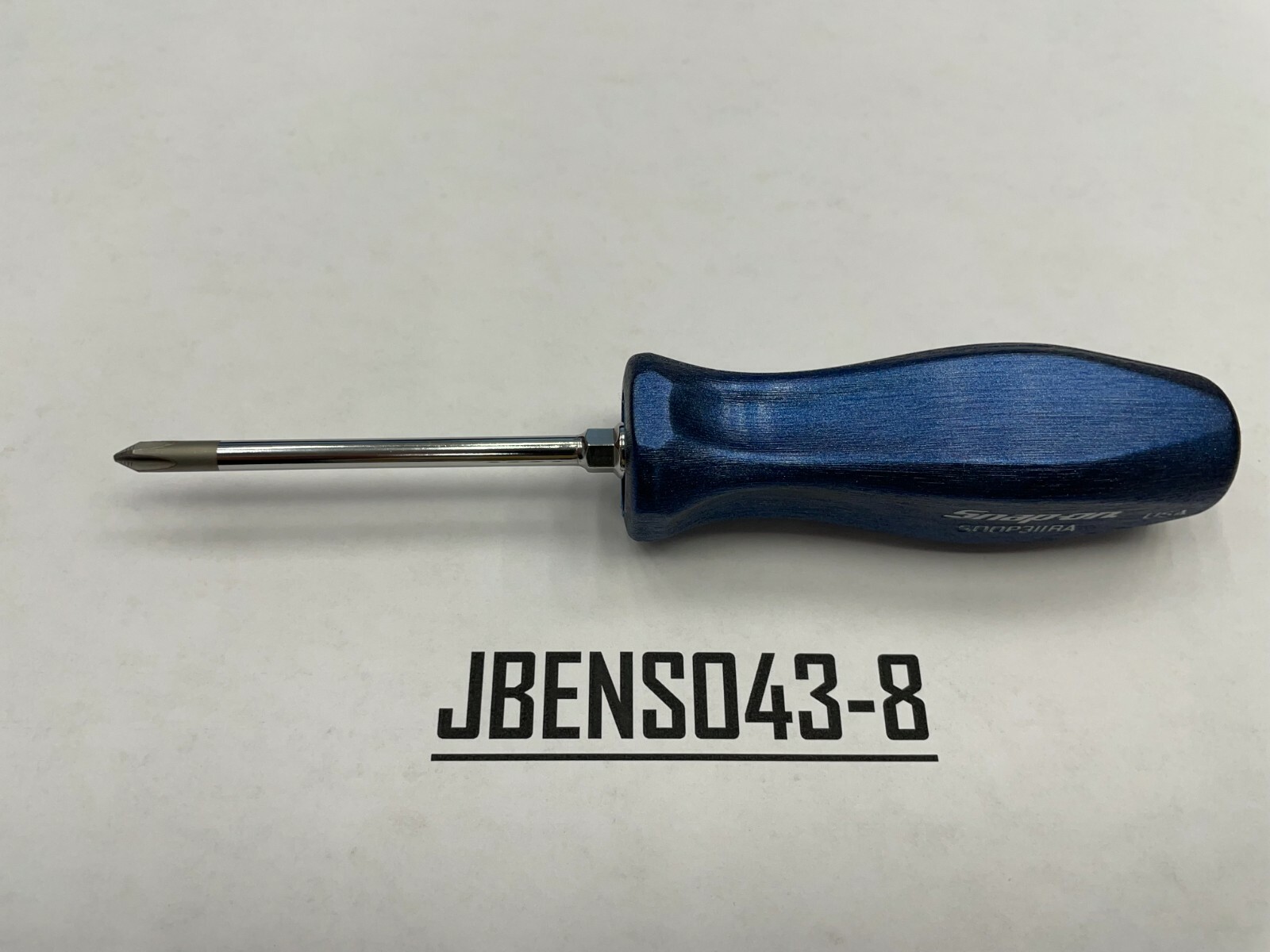 Snap-on Tools USA NEW POWER BLUE #1 Phillips Hard Handle Screwdriver SDDP31IRAMB