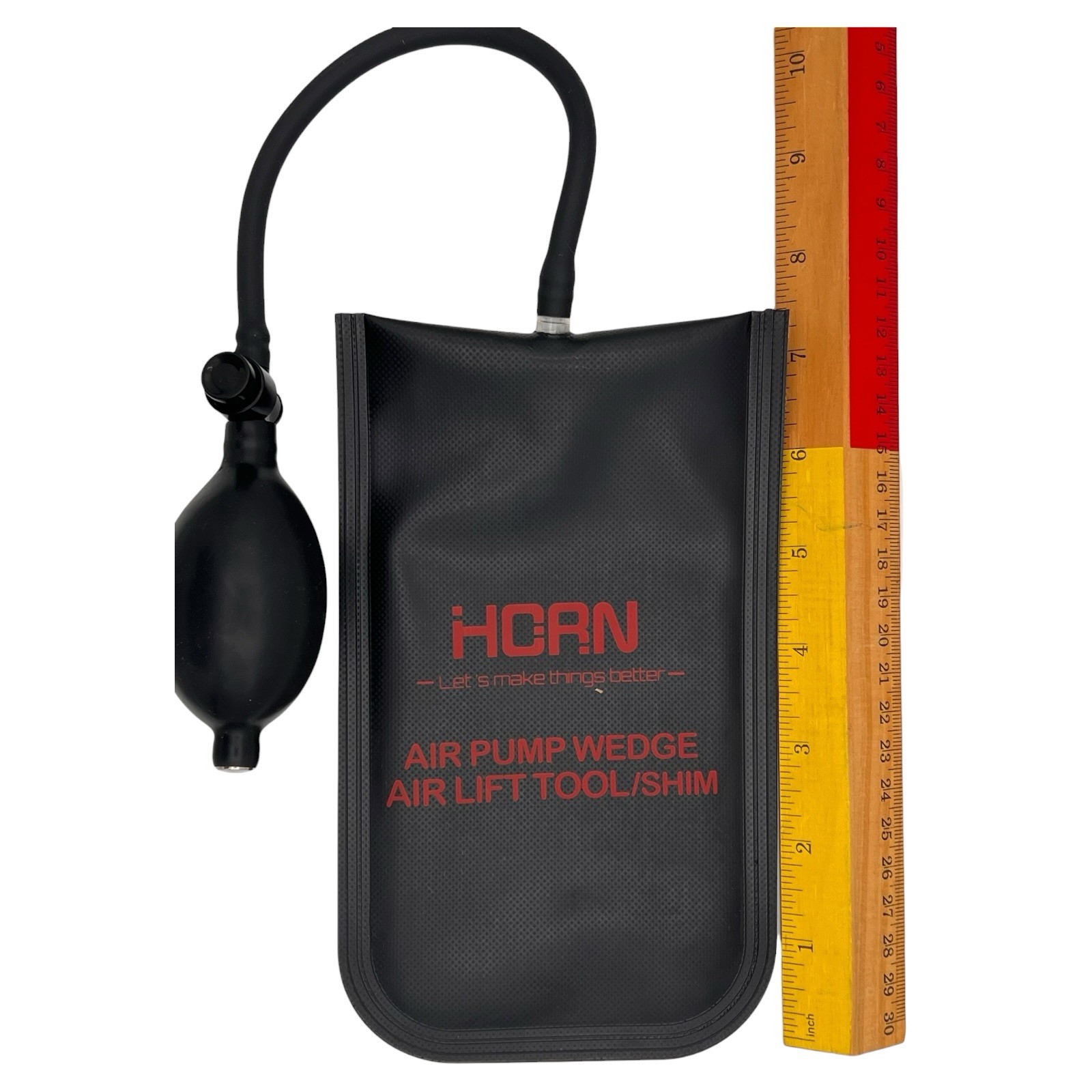 HORN Air Pump Wedge Alignment Tool Inflatable Shim Bag Automotive Lockout