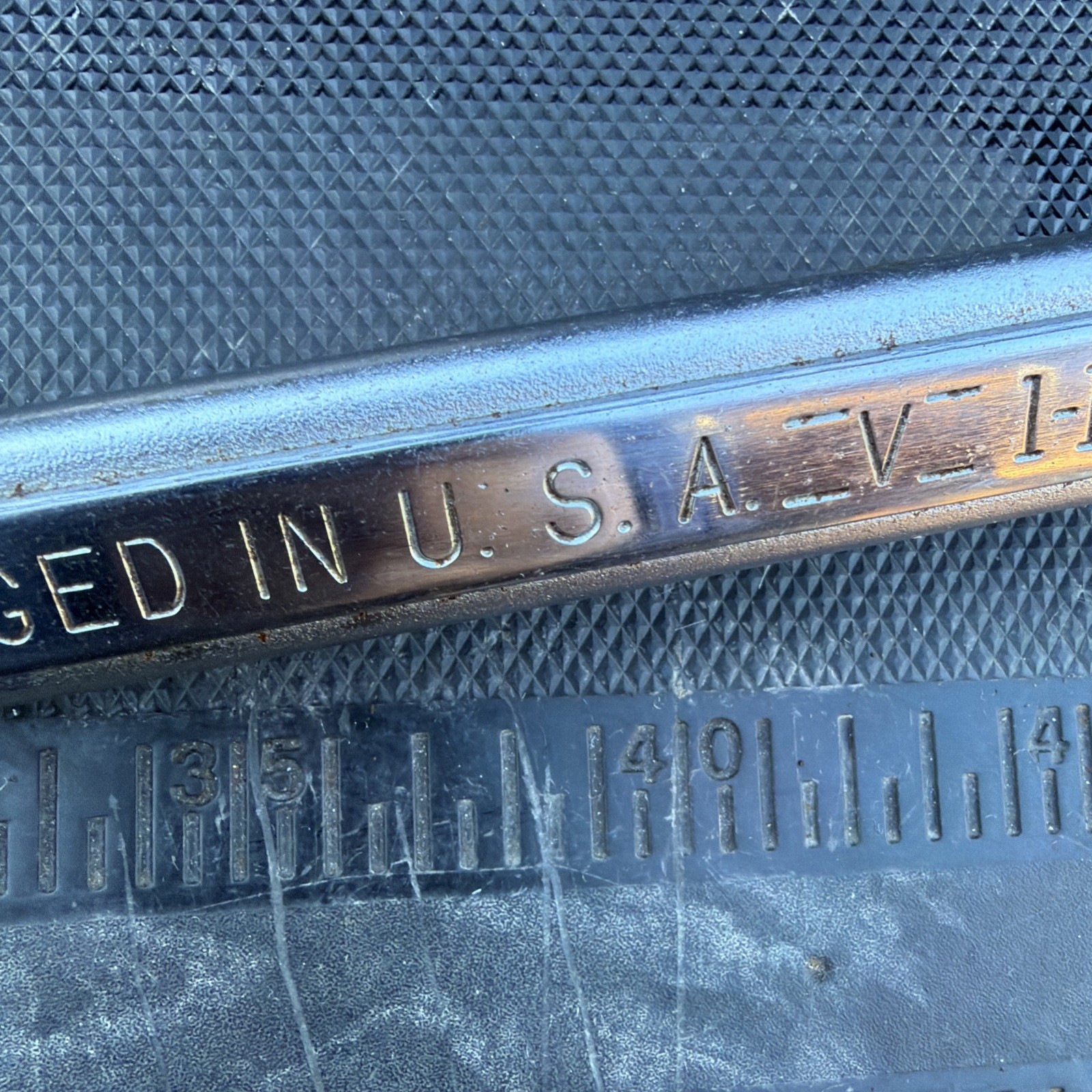 Rare Sears Craftsman USA Nos 1-5/8” X 1-11/16” Double Box End Wrench Pointy A