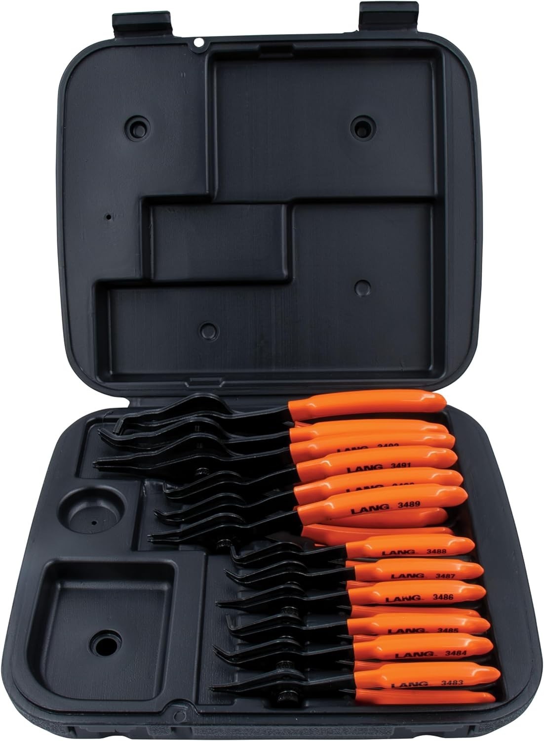 Lang Tools 3495 12-Piece Snap Ring Pliers Set – Internal/External Precision