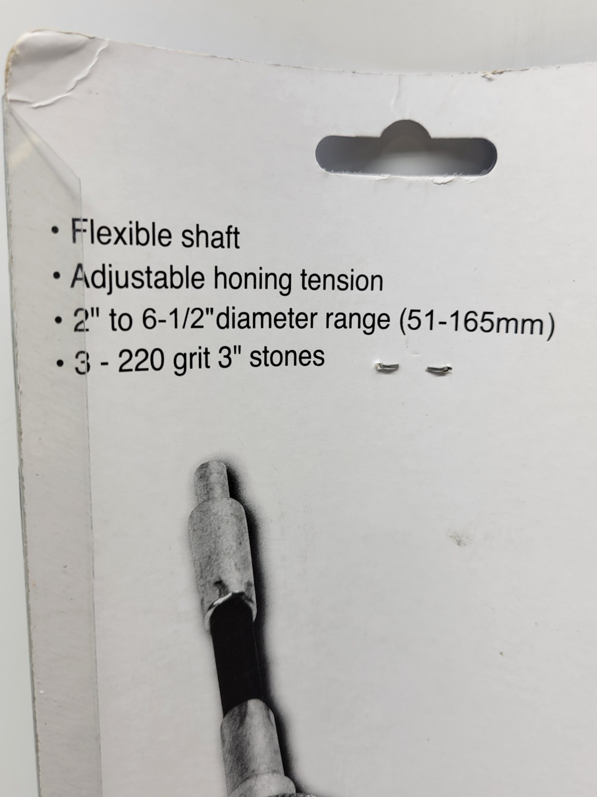 2″ to 6-1/2″ Diameter Range Flexible Shaft Engine Cylinder Hone 3-220 Grit 3″