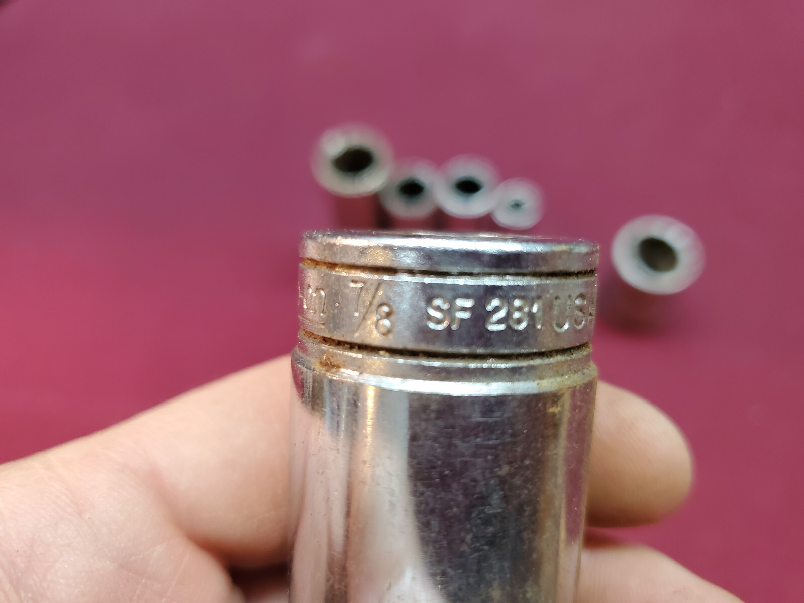 Snap On Tools Sockets – SF281, SF241, SF181, SF121 x 2, SW261
