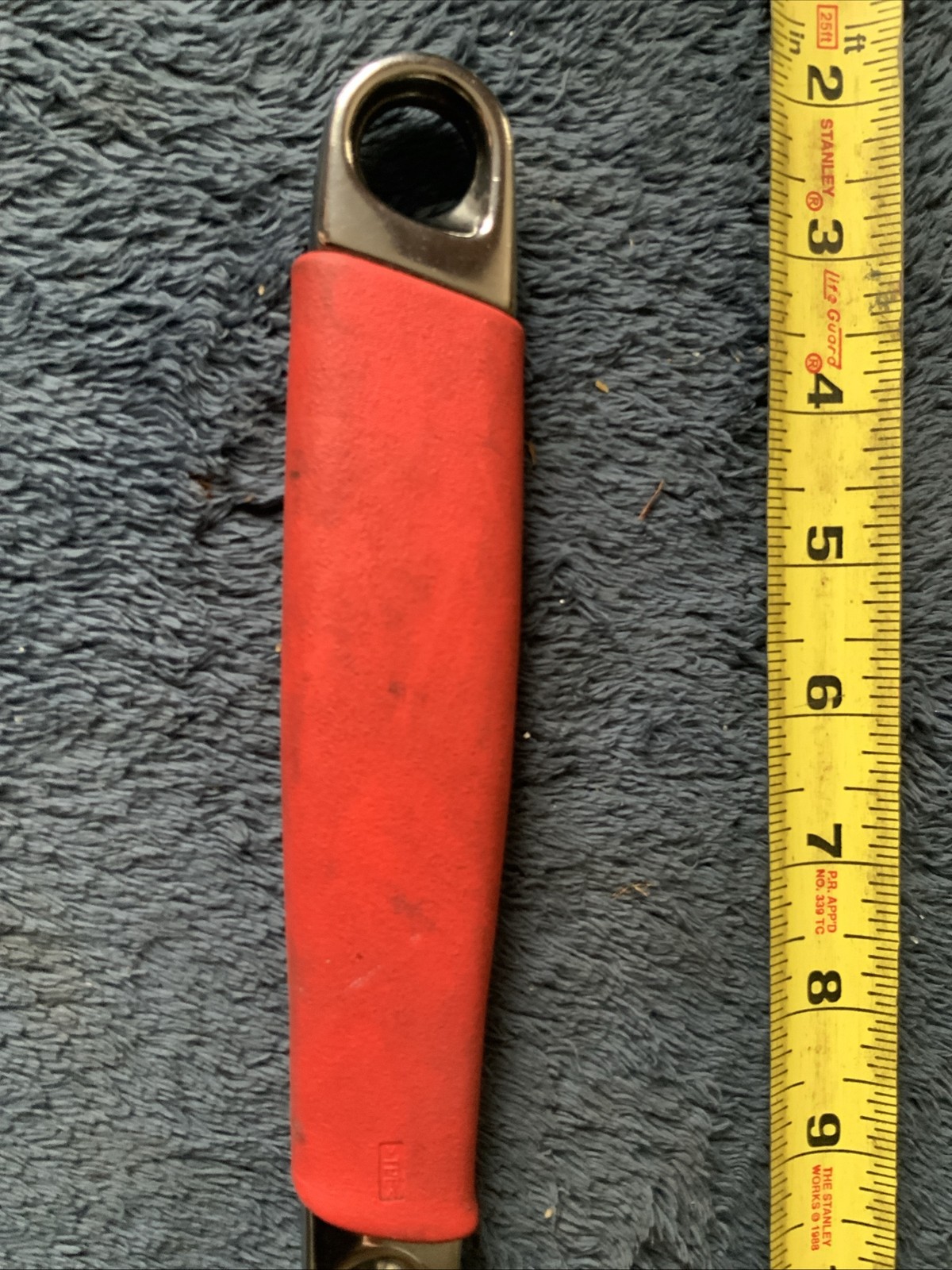 Snap On Adjustable Wrench, Fadh12b….red….used…