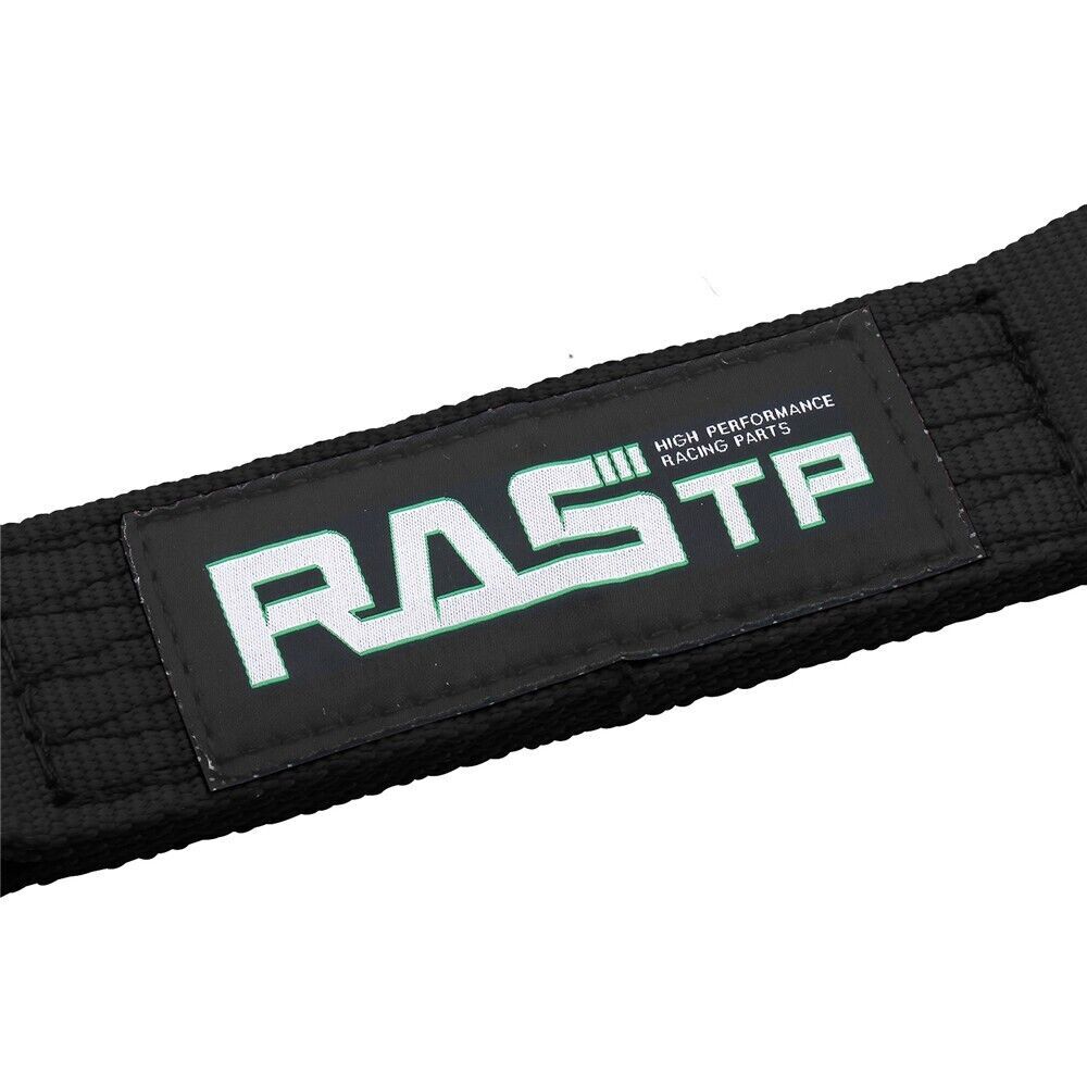 16″ Black Hot Racing Limit Straps Shock Suspension Travel 4 Layers Webbing