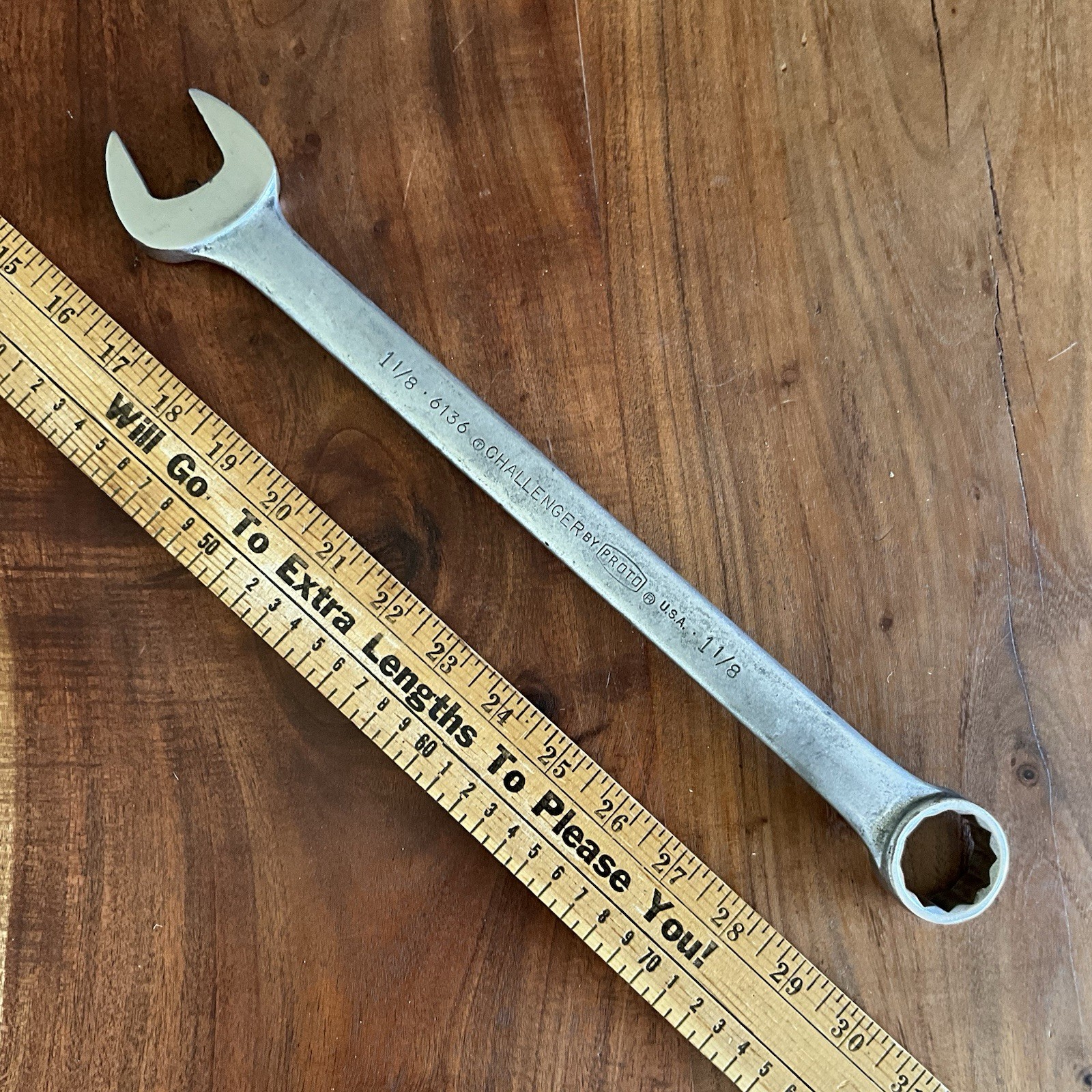 Proto Challenger by Proto Combination Wrench 1-1/8″ #6136 – Made in the USA