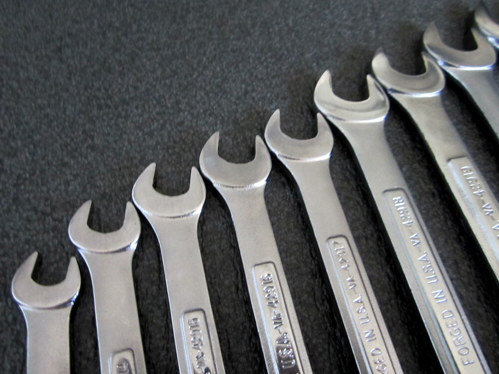 Vintage Craftsman 15pc Metric Combination Wrench Set 9mm to 25mm Made in USA