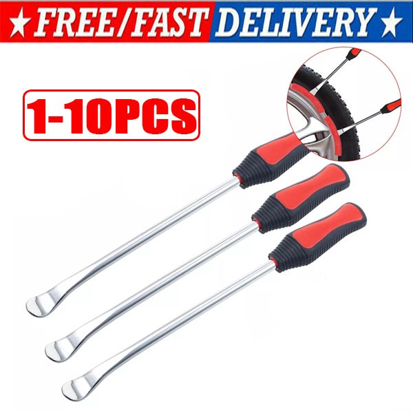 Steel Tire Spoon Lever Iron Kit Professional Motorcycle Tire Changing Tool USA