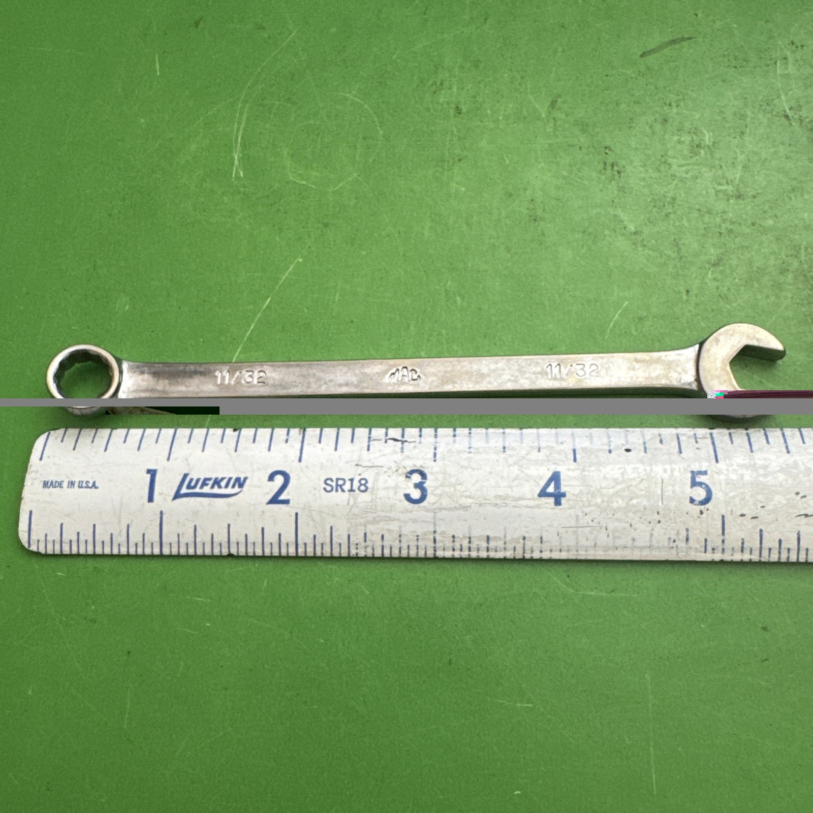 Mac Tools USA 12 Point SAE Size 11/32” Long Pattern Combination Wrench MPN CL112
