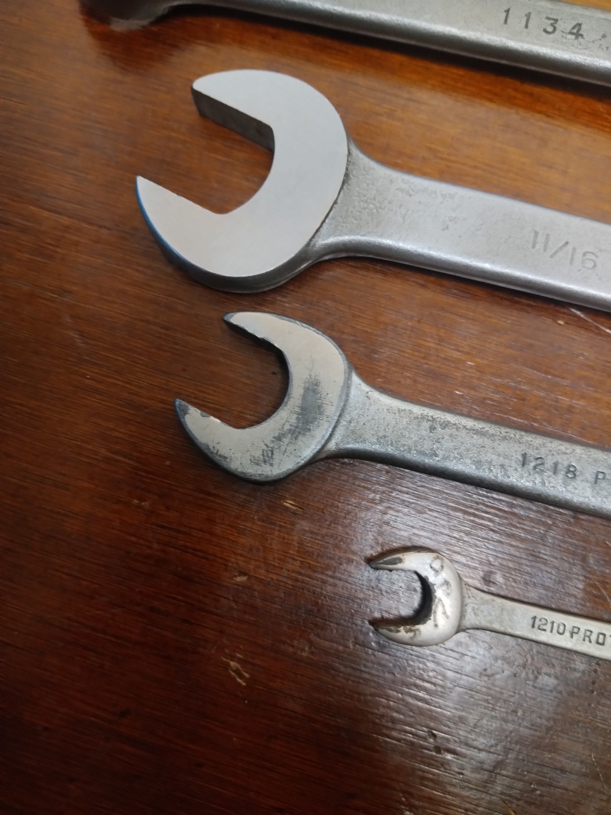 SAE Vintage Proto Los Angeles Open End And Box End Wrench, Mixed Lot of 5 USA
