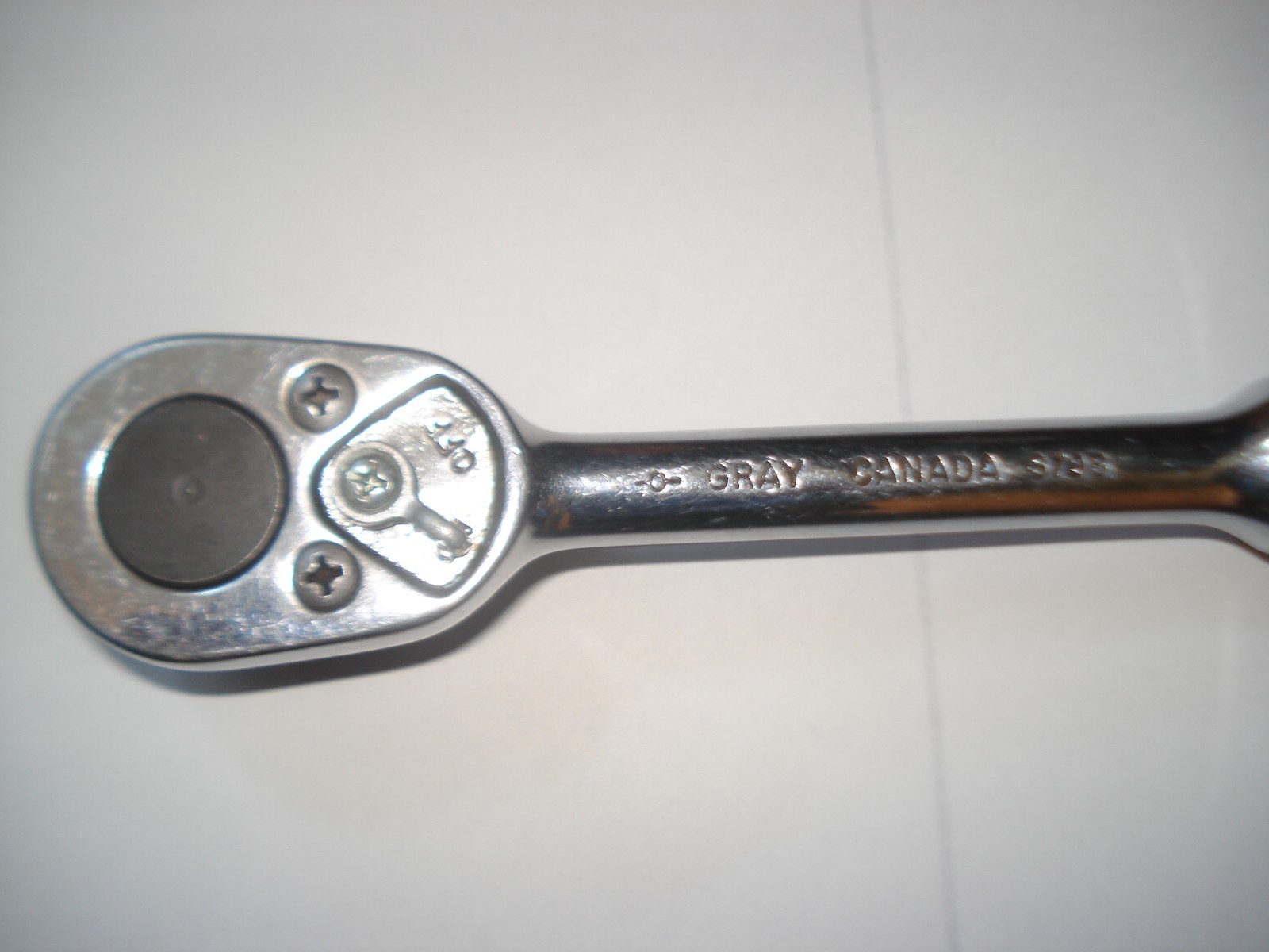 NICE Vintage GRAY Tools Canada 8798 Ratchet. 1/2″Dr. 10 Inch Light Use