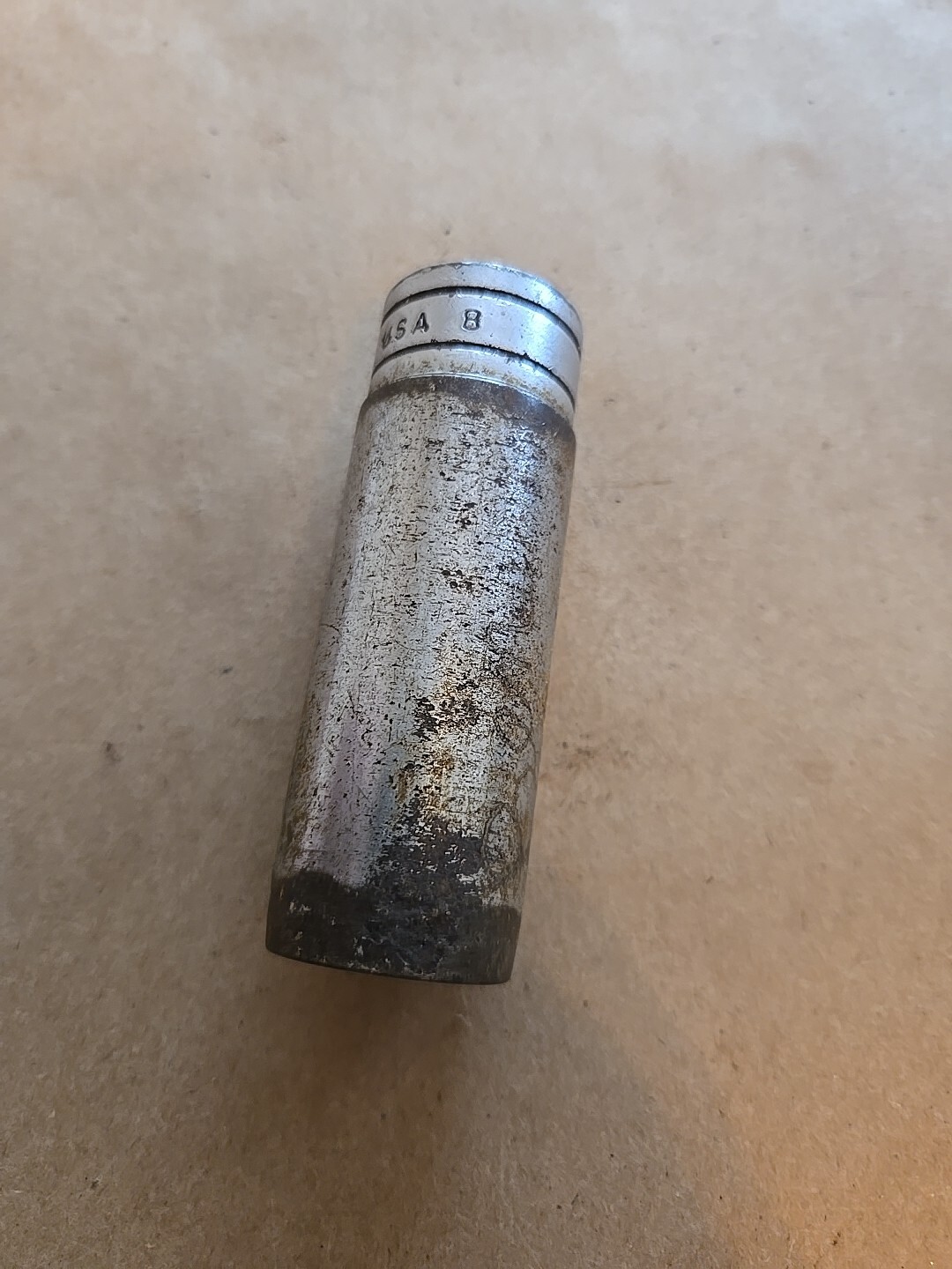 Snap On 1/2″ Drive 13/16″ 12PT Deep Socket Worn Modified S-261