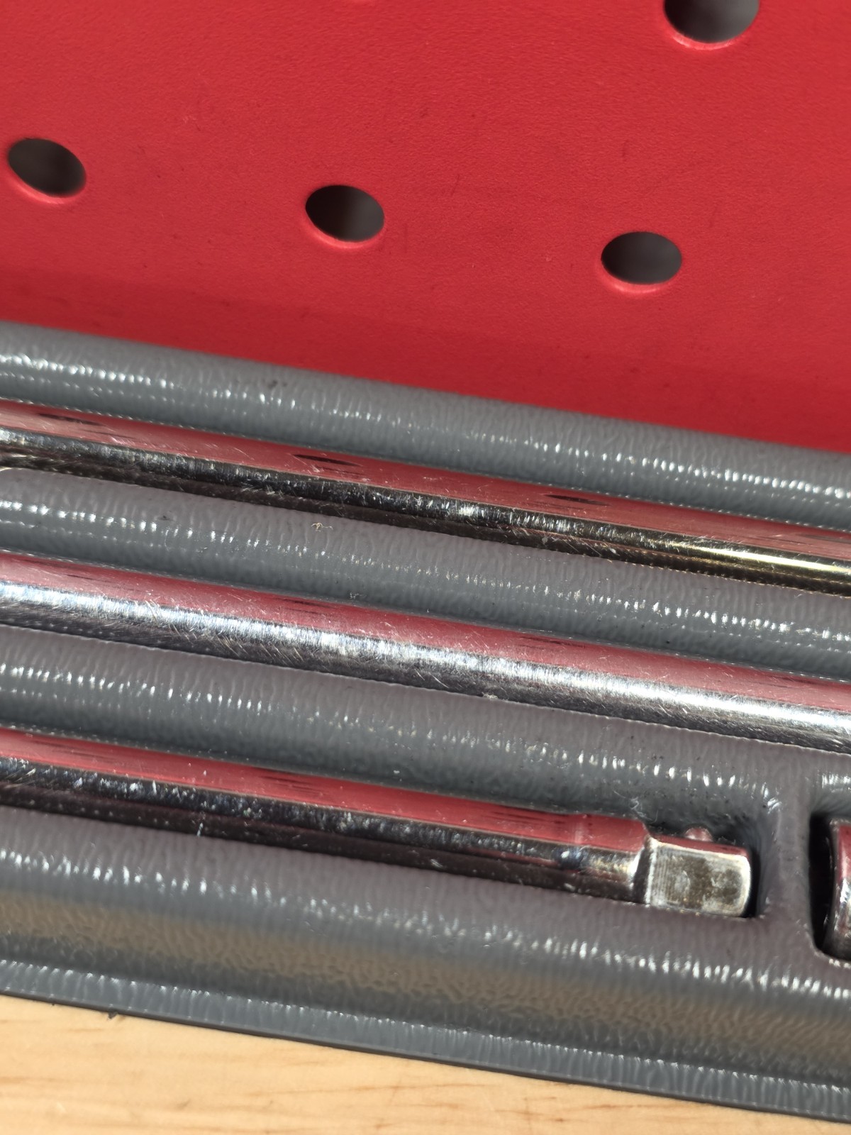 Snap-on Tools 106BTMX 6-Piece 1/4″ Drive Knurled Extension Set USA