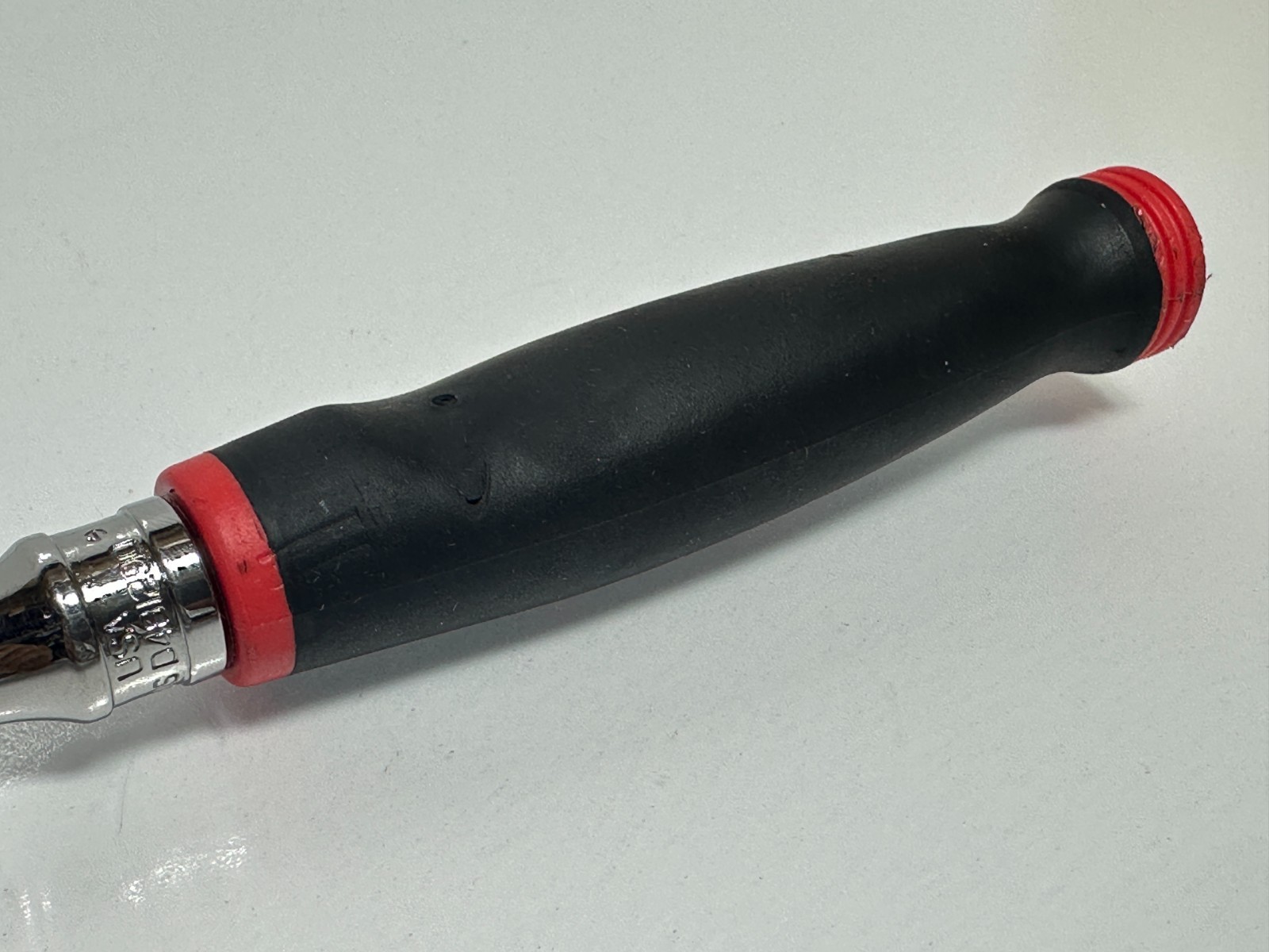 🇺🇸 Snap-on Tools USA 3/8″ Drive RED Soft Grip Standard Handle FH80