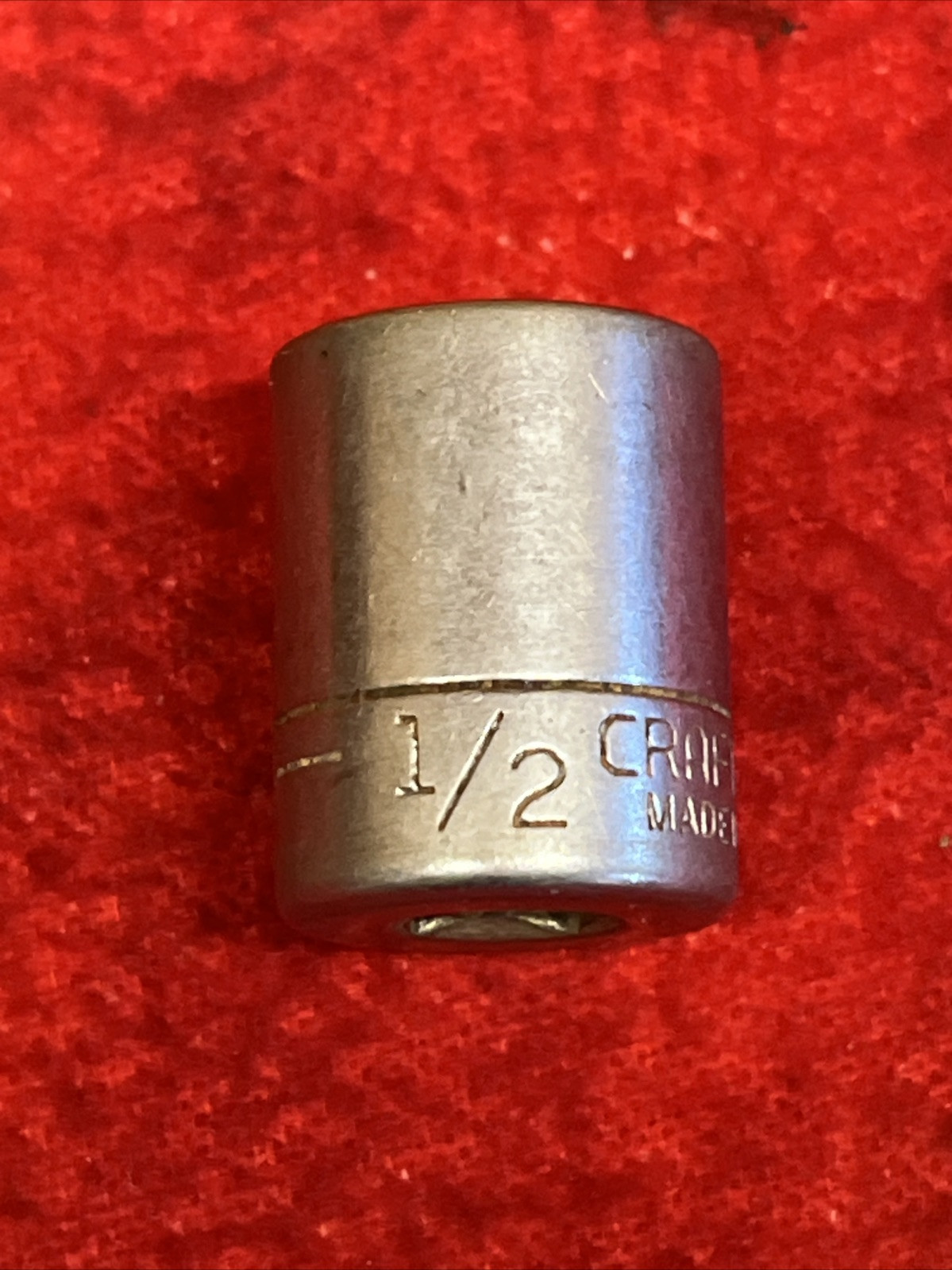 VINTAGE CRAFTSMAN -VV- 43499 SOCKET, 1/2″, 1/4” DRIVE, 6 PT – USA (tb1.3)