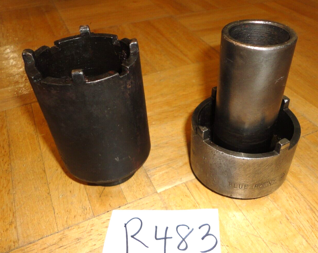 SNAP-ON TOOLS 2 PIECE 1/2 DRIVE AXLE NUT 4 LUG & 4 LUG SAE. SPANNER SOCKETS