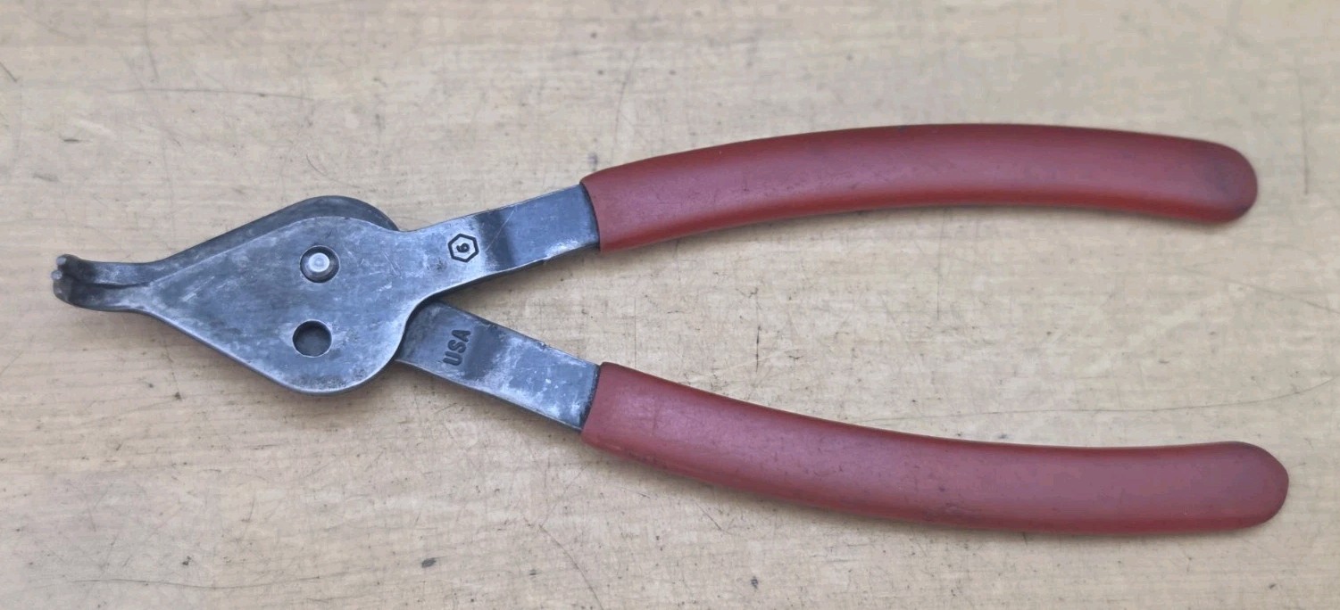 Blue Point Tools PR349A – 7-1/2″ Long 90° Fixed Tip Convertible Snap Ring Pliers