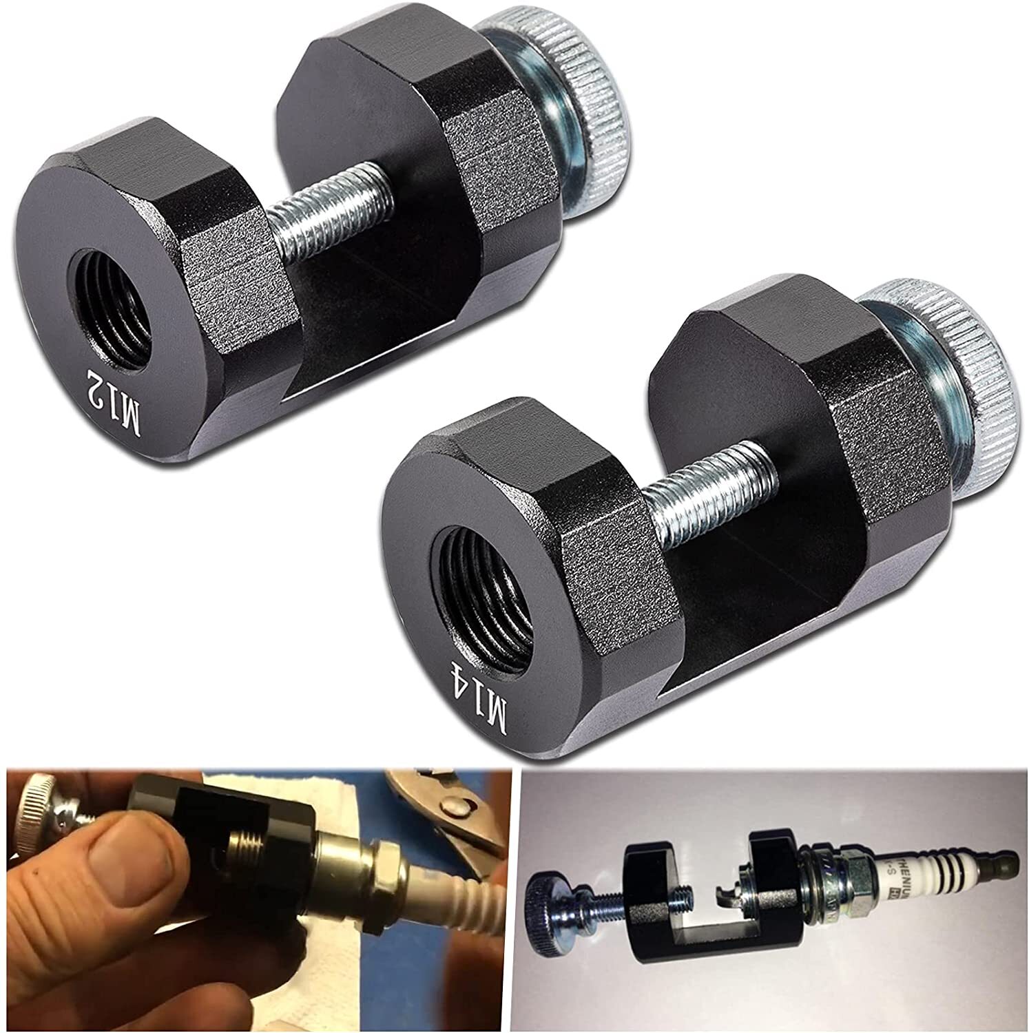 12mm &14mm Engine Spark Plug Caliper Universal Precision Car Spark Plug Gap Tool