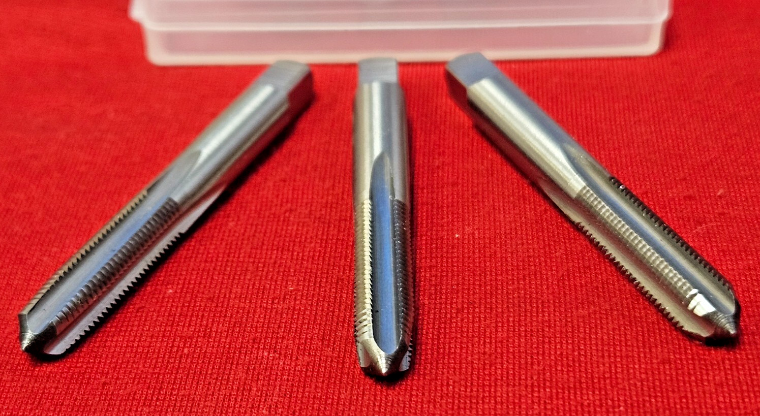 M8 x 1.0 Tap Set Irwin 2733 3PC Carbon Steel Taper Plug Bottom USA Hanson 8MM