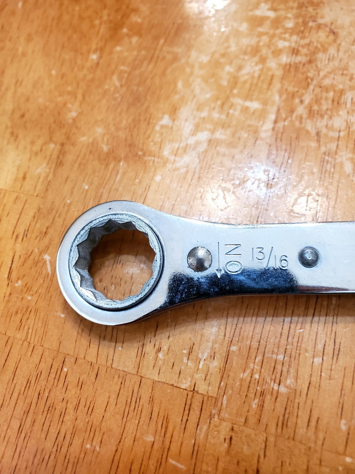 Mac Tools 13/16 12PT-15/16 Spline End Ratcheting Wrench RBW-35-ES126