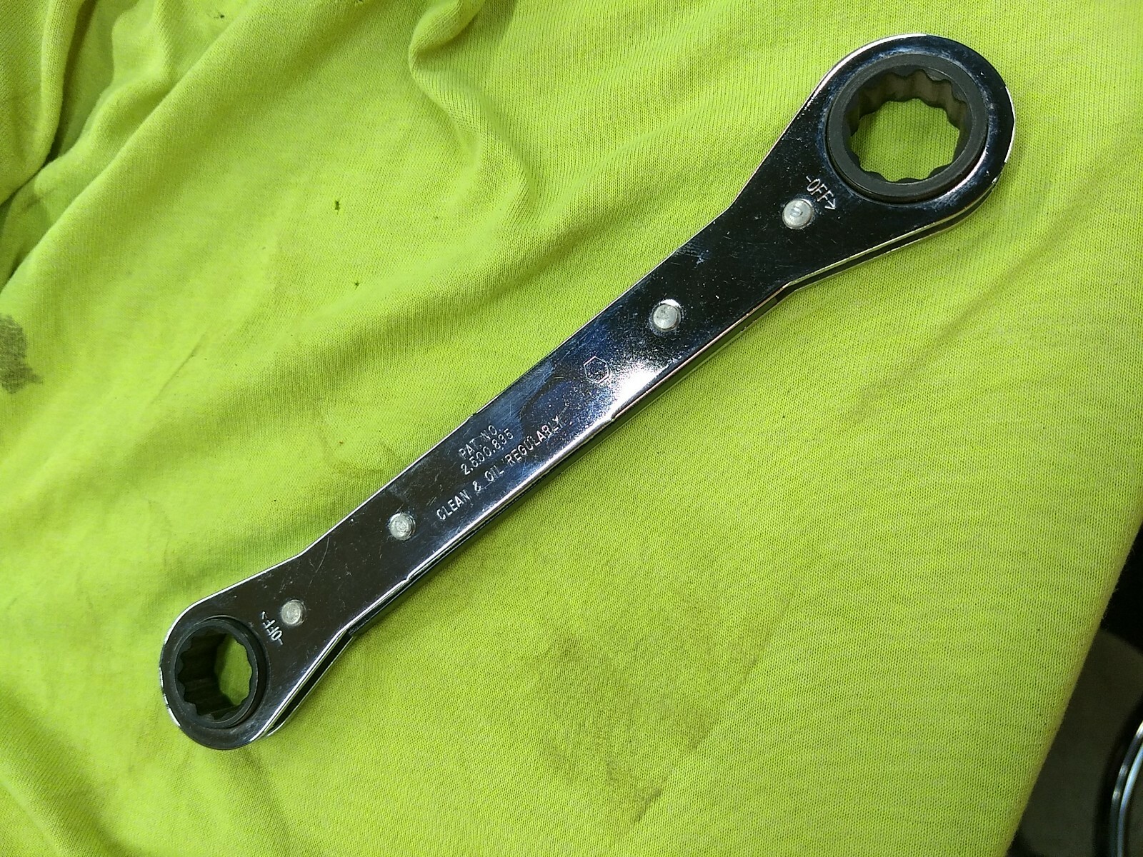 New Blackhawk USA Metric Box End Ratcheting Wrench 16-18mm ZW-1112