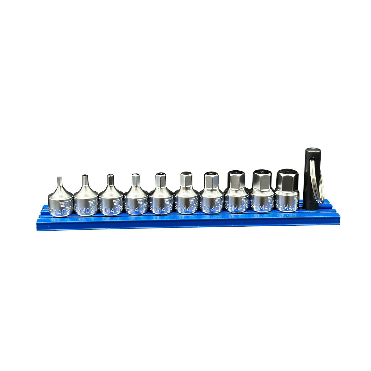 VIM Tools SHM400A Stubby Hex Bit Driver Set 10 Piece S2 Steel Magrail