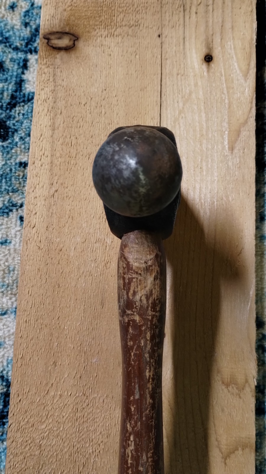 SNAP-ON BP 240 40oz. 16″ Ball Peen Hammer Octagon Hickory Handle Great Condition